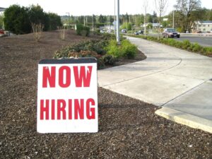 Sign - Now Hiring